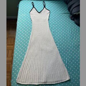 Freshman 1996 Cream Knit Maxi Dress